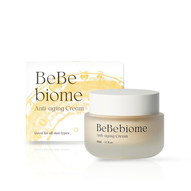 BeBebiome Revitalizing Cream (50ml / 1.7 Fl oz) Rich Texture, Skin Firning, Smoothing Fine Lines, Deep Moisturizer, Soothing, Postbiotics Skincare, N
