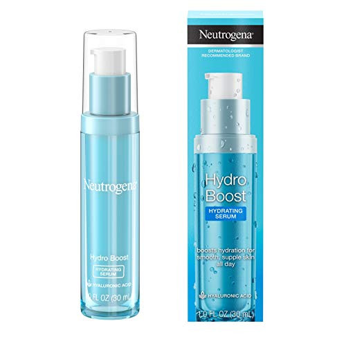 Neutrogena Hydro Boost Hydrating Hyaluronic Acid Serum, Oil-Free and Non-Comedogenic Face Serum Formula for Glowing Complexion, Oil-Free & Non-Comedo