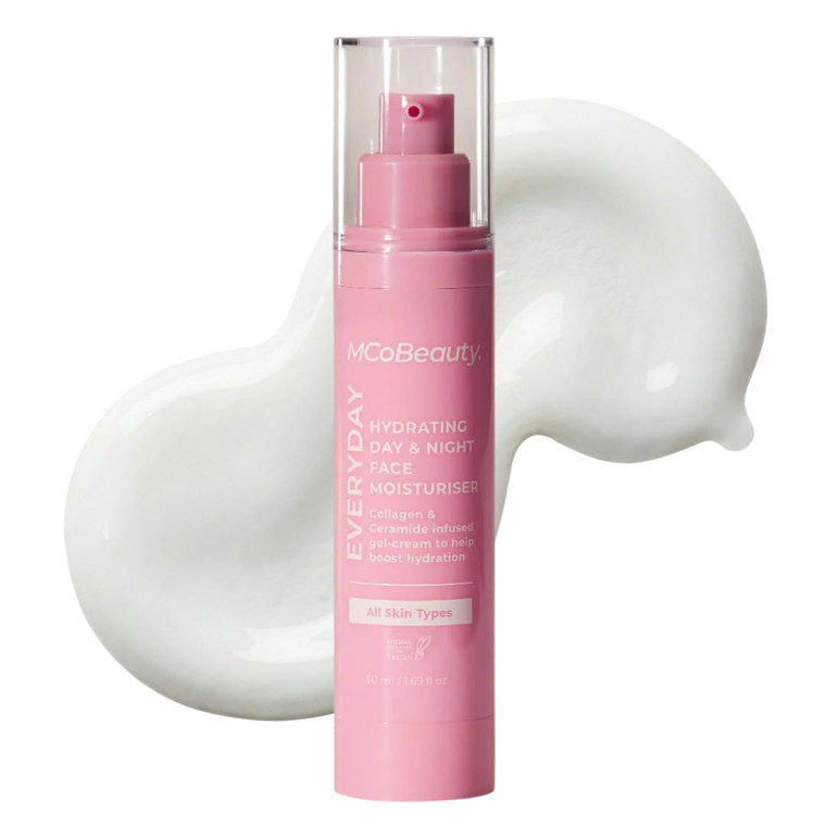 MCoBeauty - Hydrating Day and Night Face Moisturizer - Skin Feels Plumper, Firmer and Brighter - Hyaluronic Acid, Vitamin C and More - Vegan, Cruelty