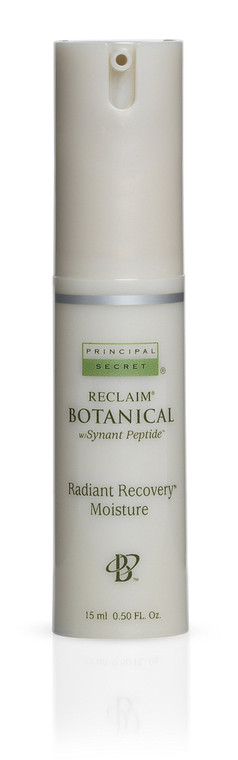 Principal Secret  reclaim BOTANICAL  Radiant Recovery Moisture  For Extra Hydration  0.5 fl oz