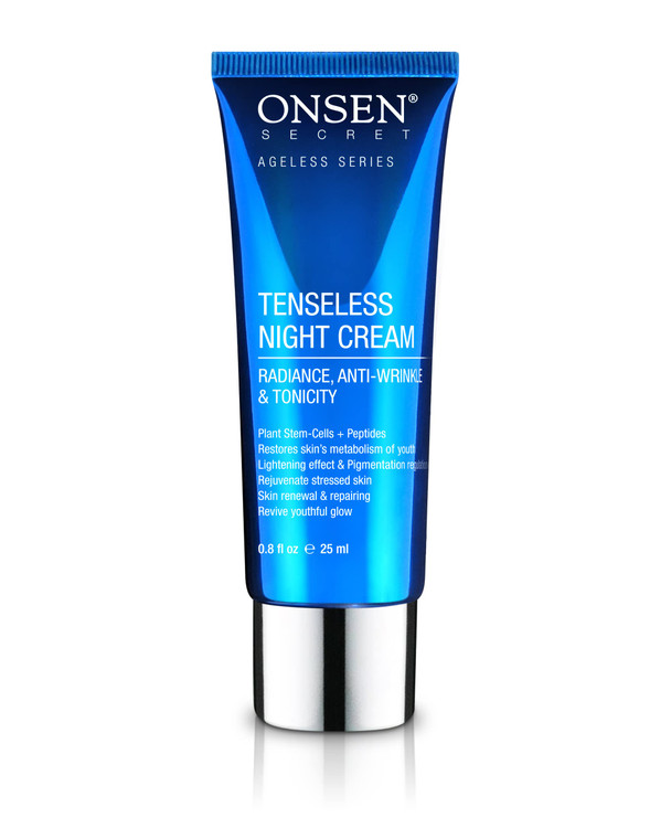 Onsen Secret Wrinkle Repair Tenseless Night Face Cream - Dermatologist Recommended Anti-Wrinkle, Radiance and Tonicity Cream - Anti Aging Ultra Boost