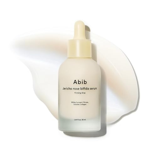 Abib Jericho Rose Bifida Serum Firming Drop 1.69 fl.oz. | Collagen, Peptide, Bakuchiol | Deep Hydration Serum for Dry Skin, Barrier Strength & Skin B
