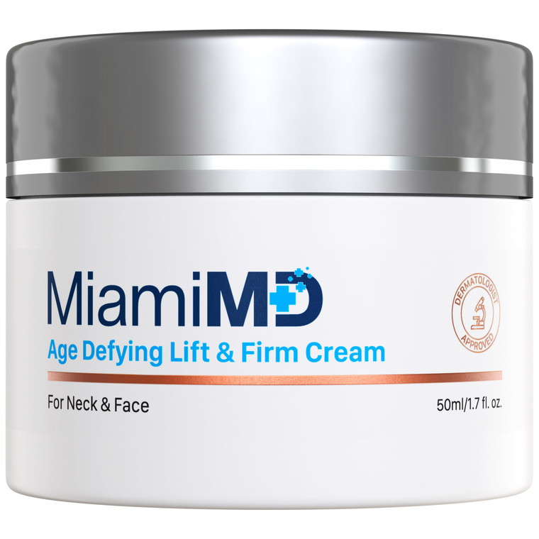 MiamiMD Age-Defying Lifting & Firming Face Cream for Women - Lift & Firm for Anti Aging, Wrinkle Reducer & Hydrating Moisturizer for Smooth, Radiant