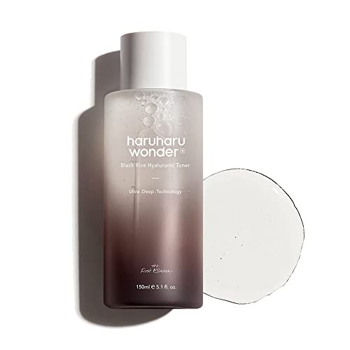 haruharu Wonder Black Rice Hyaluronic Toner, Deep Hydration, Glass Skin, Hyaluronic Acid, Lavender Oil, Skin Plumpling, Korean Skincare, Vegan, Cruel