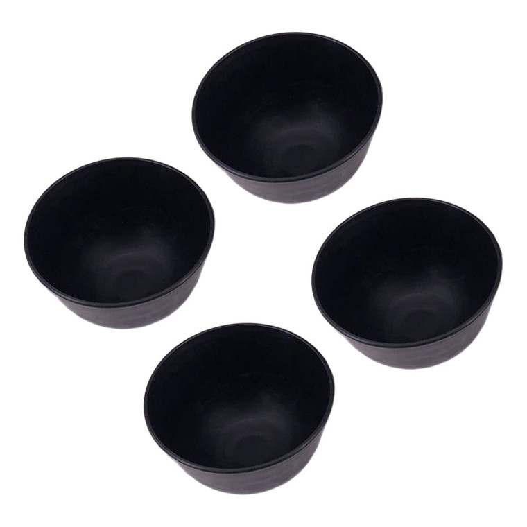 lasenersm 4 Pieces Rubber Facial Mask Mixing Bowl Facemask Bowl Mud Mask Mixing Bowl DIY Skin Care Mixing Tool for Lady Women Home Beauty Salon Use,