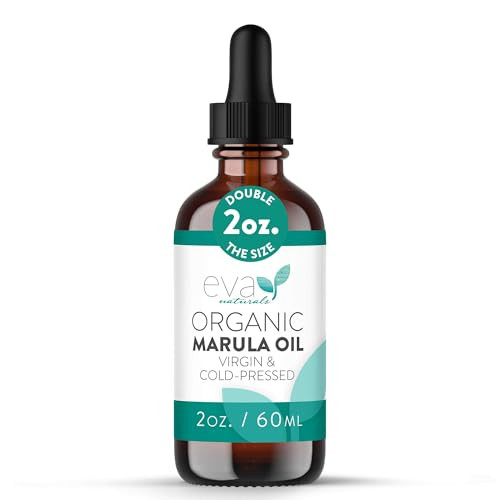 Eva Naturals Marula Oil  100% Pure Cold Pressed Oil for Face, Hair, Skin & Body  Lightweight Facial & Massage Serum  Moisturizer for Aging Care, G