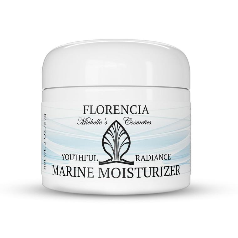 Florencia Marine Moisturizer - Youthful Radiance Face & Neck Cream - Hydrating, Nourishing, Wrinkle, Rejuvenating Cream with Marine Algae Extracts an