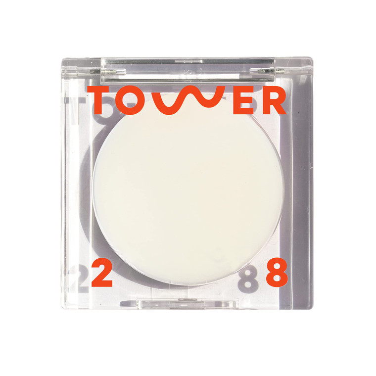 Tower 28 SuperDew Highlighter Balm - Clear, Shimmer-Free Face Luminizer for Glass Skin - Non-Comedogenic Highlighter Makeup for Sensitive Skin - Mult