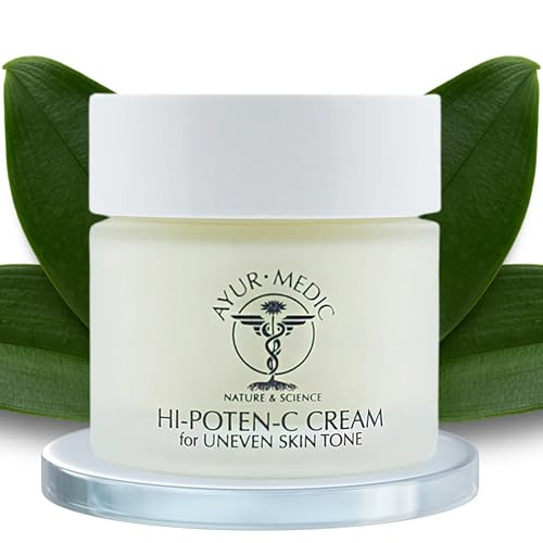 Ayur-Medic Hi-Poten-C Cream - Revitalizes Skin for a Radiant, Healthy-Looking Complexion, 1 oz