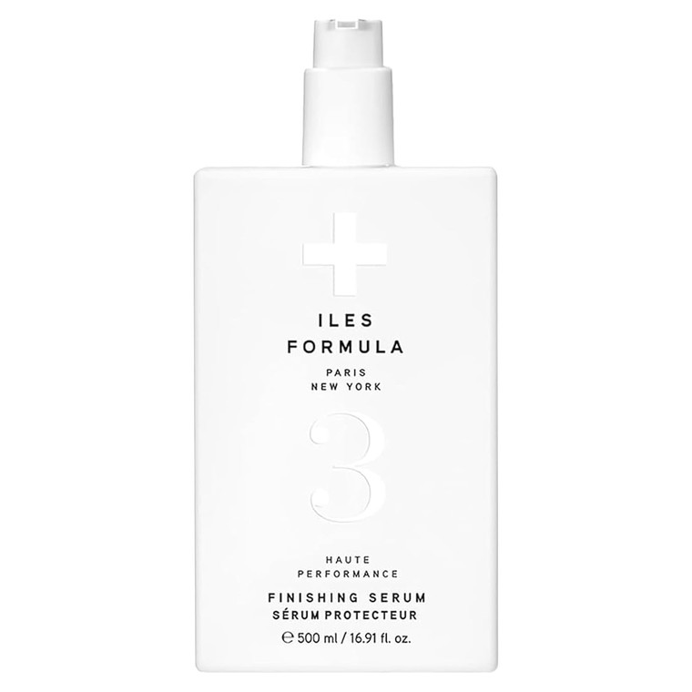 ILES FORMULA Weightless Styling Cream & Finishing Serum with Heat Protection, Non-Greasy Hair Repair Treatment for Damaged Hair, Anti-Frizz Blow Dry
