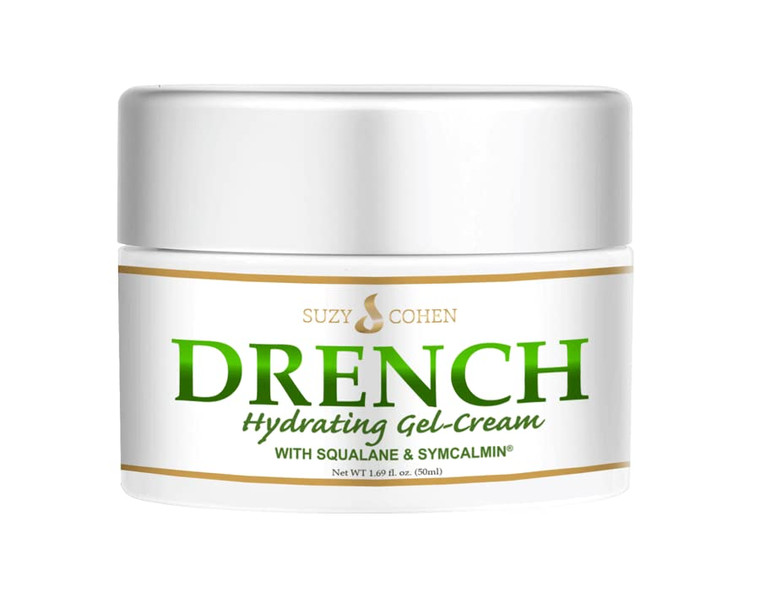 Script Essentials Suzy Cohen Drench Face Cream with Squalane & Aloe  Lightweight, Fast-Absorbing, Fragrance-Free Face Cream 1.69 oz (50ml)