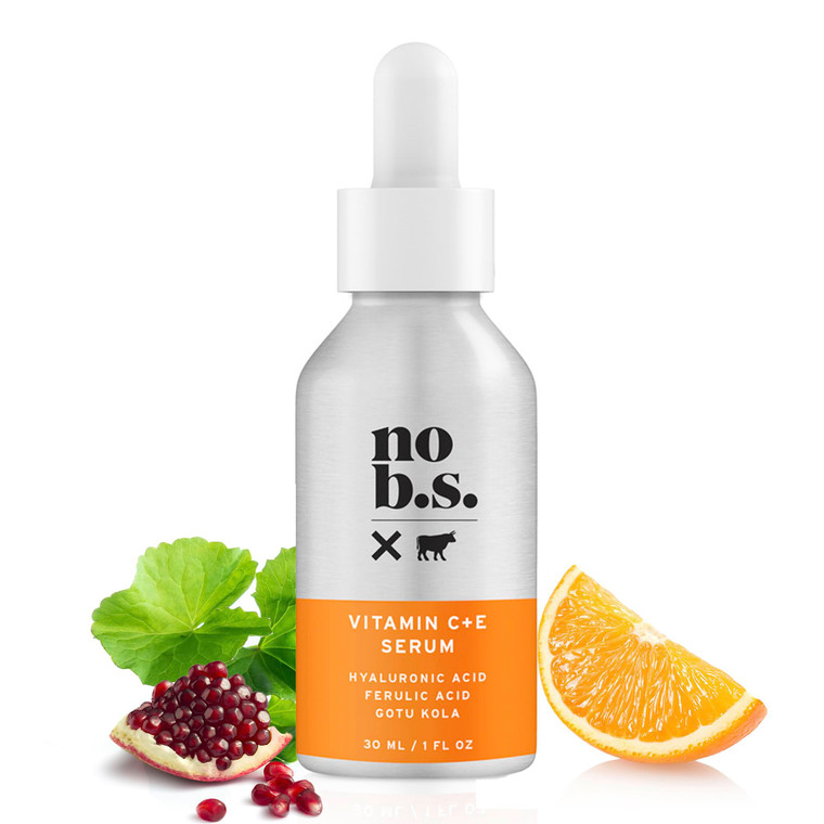 No Bad Stuff - Vitamin C + E Serum - Firming Face Serum for Anti-Aging, Smooths, Hydrates, Plumps Fine Lines & Reduces Dark Spots (1 fl oz)