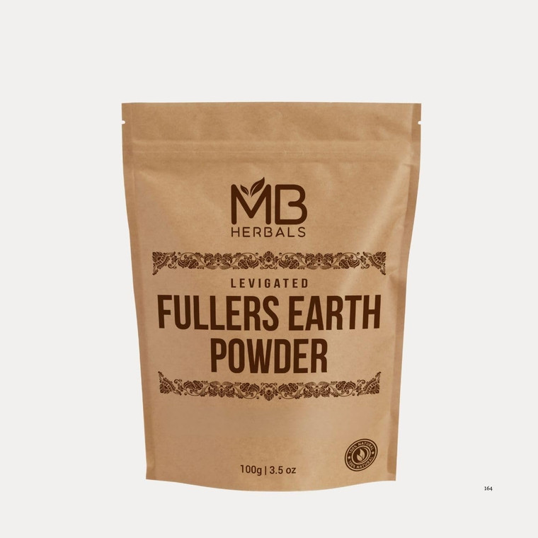 MB Herbals Fullers Earth Powder 100 Gram | 3.5 oz | Fuller's Earth | Multani Mitti | Bentonite Clay for Face Pack | No Fragrance | No Preservative