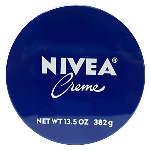 Nivea Creme Tin - 400ml Pack of 1, Whole Body Moisturizer for Acne-Prone Skin, Alcohol-Free & Antiseptic