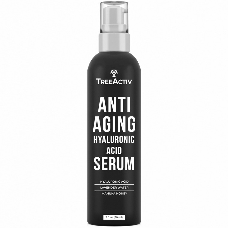 Anti-Aging Hyaluronic Acid Serum for Face 2 oz, Hydrating Wrinkle Repair for Skin Care, Pure Hyaluronic Acid Face Serum for Women, Oil-Free Anti-Agin