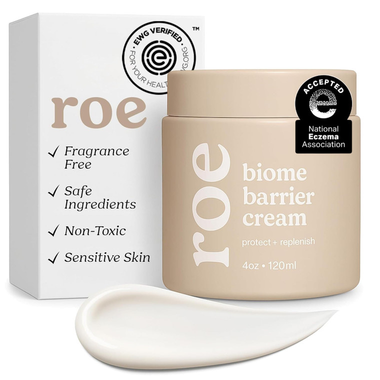 Roe Wellness- Baby Cream Lotion Ointment EWG Verified Non-Toxic Ingredients | Full Body Biome Barrier | Dry Skin, Itch Relief, Moisturizing, All Over