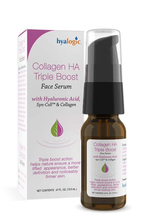 Hyalogic HA Collagen Serum - Triple Boost Face for Skin Care - Peptides for Face, Youthful Firmness & Elasticity Boost, Fragrance & Paraben Free Mari