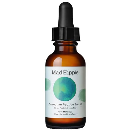 Mad Hippie Corrective Peptide Serum for Face  Skin-Tightening Collagen Peptides, Anti-Wrinkle Essentials, 1.02 Fl Oz