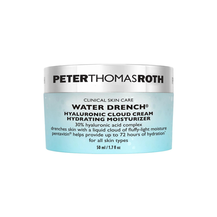 Peter Thomas Roth | Water Drench® Hyaluronic Cloud Cream Hydrating Refillable Moisturizer | Hyaluronic Acid Cream For All Skin Types, Line-Smoothing,