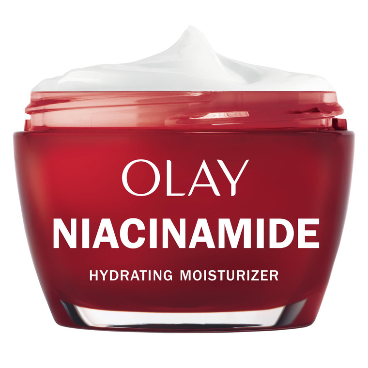 Olay Niacinamide Face Moisturizer, Firming Cream for Women, Non-Greasy - Anti-Wrinkle, Anti-Aging, Hydrating, Renewing, Stronger Skin Barrier, Smooth