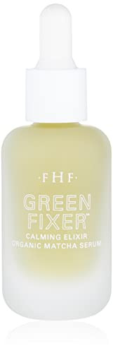 FarmHouse Fresh Green Fixer Peptides Serum, Calming Elixir with Hyaluronic Acid & Organic Matcha, 1 Fl Oz