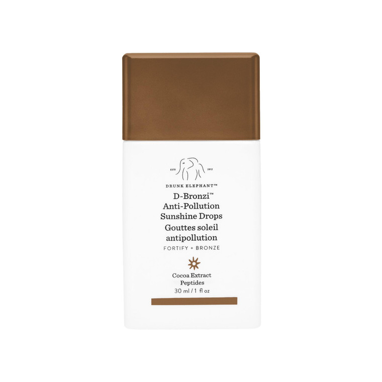 Drunk Elephant D-Bronzi Sunshine Drops - 30 ml/1 fl oz - Bronzing Color Serum Drops - Clean Clinical Skincare - Cruelty-Free - Dermatologist-Tested -