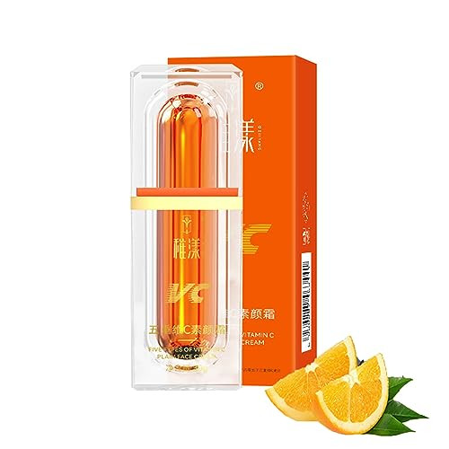 New Irven Five Vitamin C Tone-Up Cream, Brightening Face Moisturizing Makeup Cream Deep Hydration Toning Light Cream Conceal Pores,Tone Correcting BB