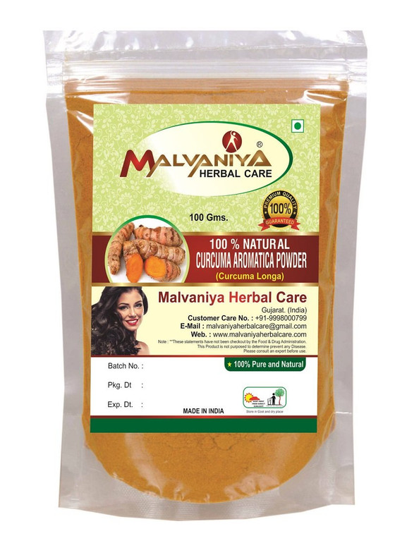 100% Pure Natural Curucuma Aromatica (TUMERIC Root Powder)(Curcuma Longa) Powder (100Grams/ (0.22 LB) External Use