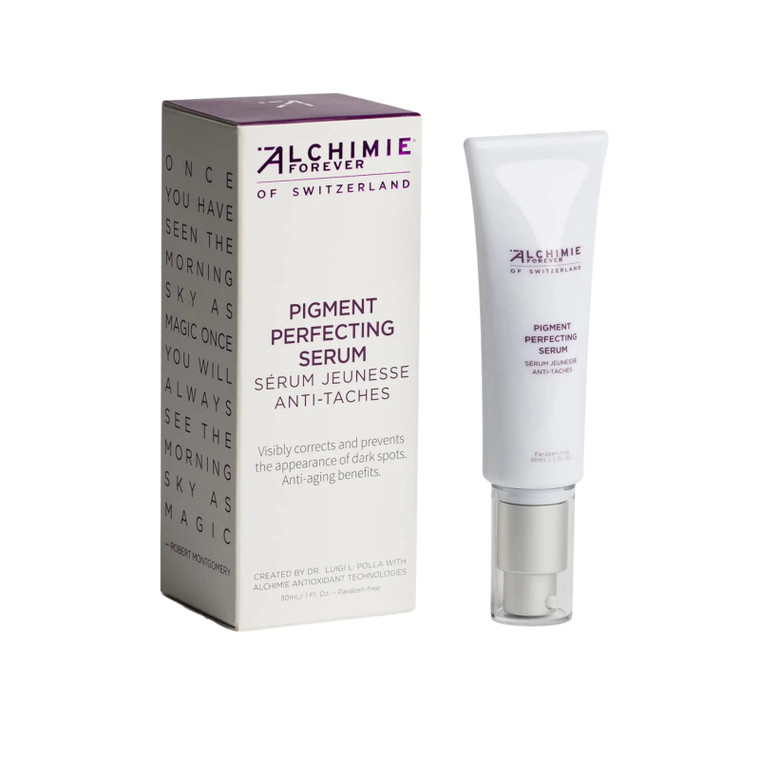 Alchimie Forever Pigment Perfecting Serum | Reduces Uneven Pigmentation and Age Spots with Vitamin C and Alpha-Arbutin | For All Skin Types | Brighte