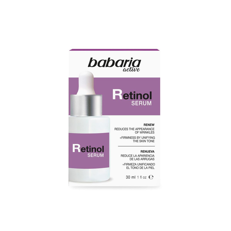 Babaria Retinol Face Serum, 1 oz - Facial Moisturizer for Skin Care - Anti Aging Serum to Reduce Appearance of Wrinkles - Improves Firmness and Elast