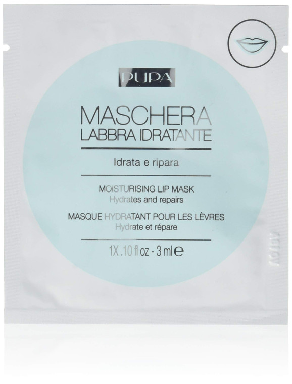 PUPA Milano Moisturizing Lip Mask - Repair And Hydrate The Lips In Just 15 Minutes - Quick, On-The-Go Softening Treatment - Prevents And Diminishes S