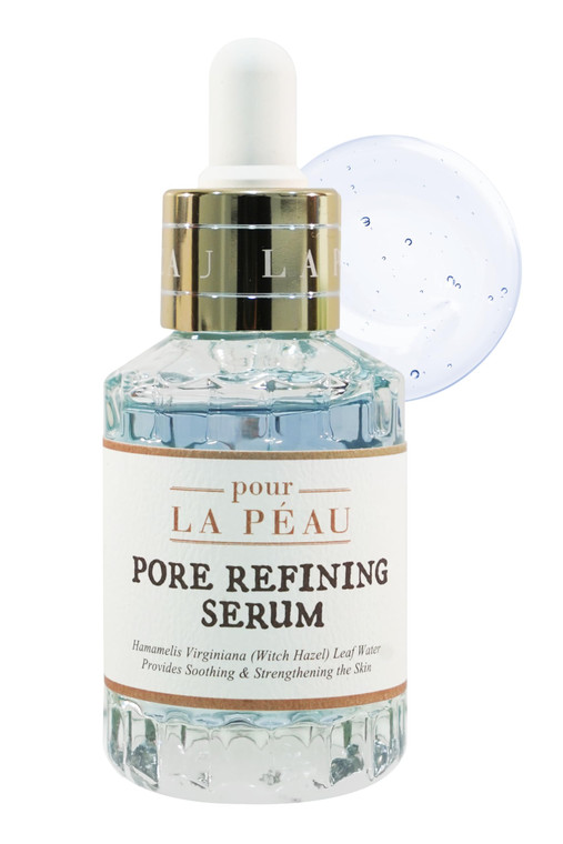 POUR LA PEAU Pore Refining Serum | Pore Minimizing Serum for Face | Organic Face Moisturizer Pore Tightening Serum | Hydrating Face Serum Pore Minimi