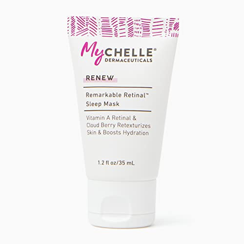 MyCHELLE Dermaceuticals Remarkable Retinal Sleep Mask (1.4 Fl Oz), Retexturizes Skin and Boosts Hydration with Vitamin A Retinaldehyde and Cloud Berr