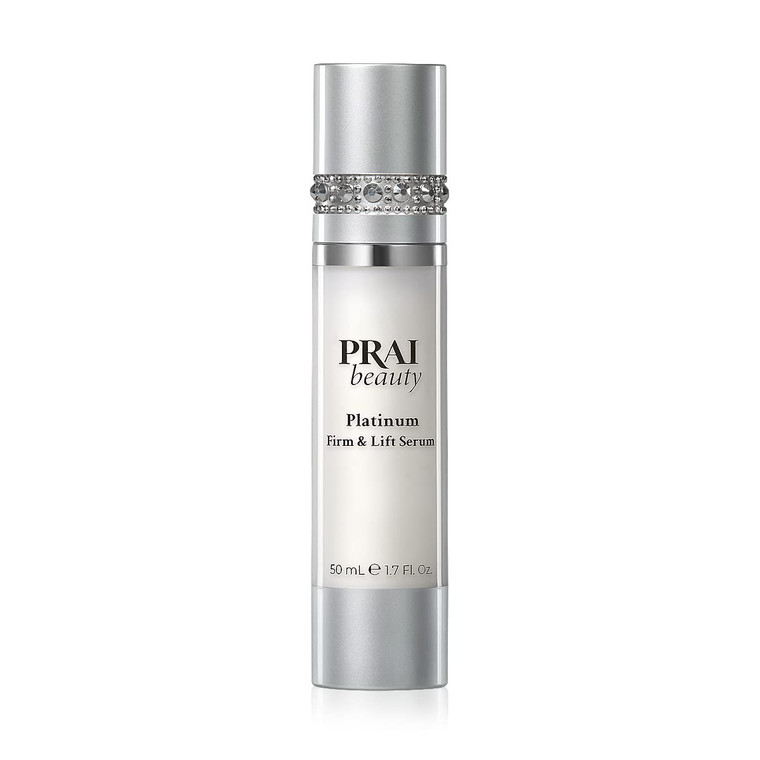 PRAI Beauty Platinum Firm and Lift Serum, Anti-Aging Face Serum for Instant Face Lift, Nourishing and Hydrating Serum, Vegan, Cruelty-Free, 1.7 Fl oz