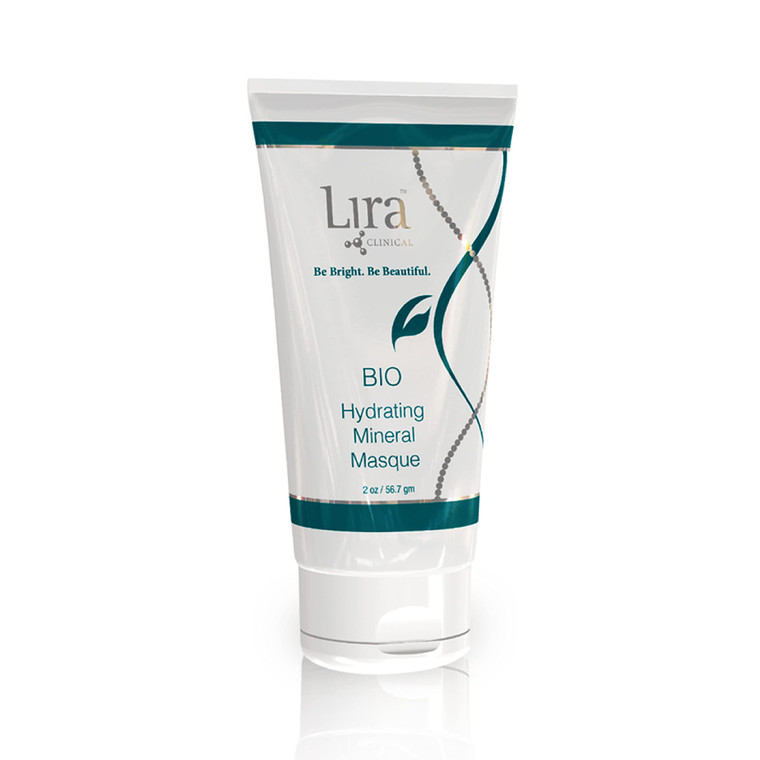 Lira Clinical BIO Hydrating Mineral Masque - Intense Nourishing Mineral Facial Mask with Hyaluronic Acid, Vitamin C & Green Tea - Anti-acne, Anti-Agi
