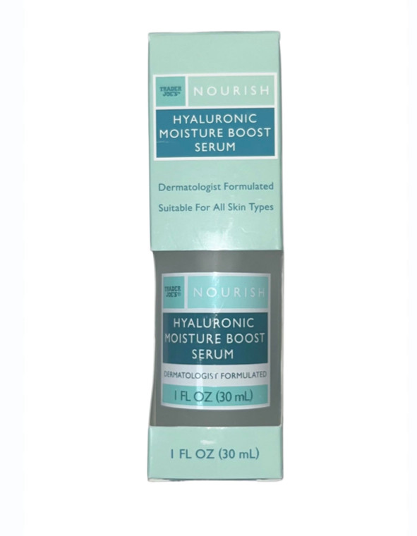 TRADER JOE'S HYALURONIC MOISTURE BOOST SERUM 1 FL OZ (30mL)