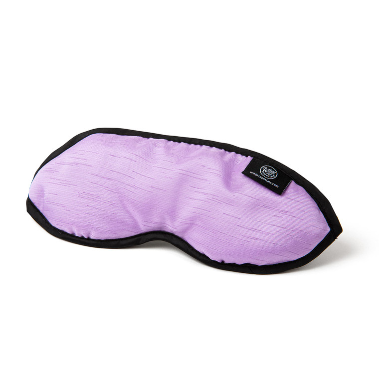 Wild Essentials Infusion Sleep Mask Infused with French Lavender, Includes resealable Pouch to Keep Fresh, Nose Bridge to Block Light Below Eyes, Aro