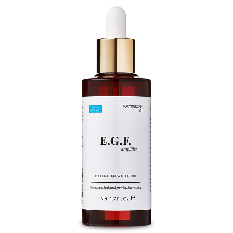 EGF Serum Epidermal Growth Factor 1.7 Fl. Oz. / 50ml / face serum cosmetic ingredients for skin serum korean egf growth factor egf ample after micron