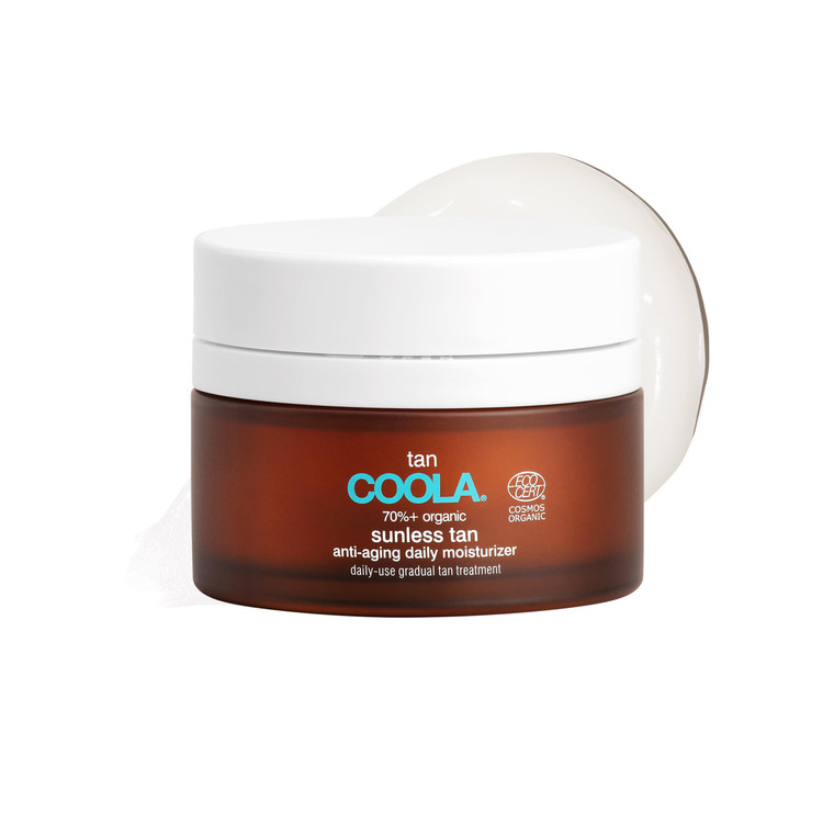 COOLA Organic Sunless Self Tanner Face Moisturizer, Dermatologist Tested Anti-Aging Skin Care, Vegan and Gluten Free, 1.5 Fl Oz