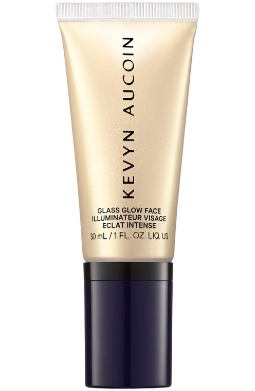 Kevyn Aucoin Glass Glow Face, Solar Quartz: Multi-purpose universal dewy highlighter for face and body. Creates glowing youthful-looking hydrated ski