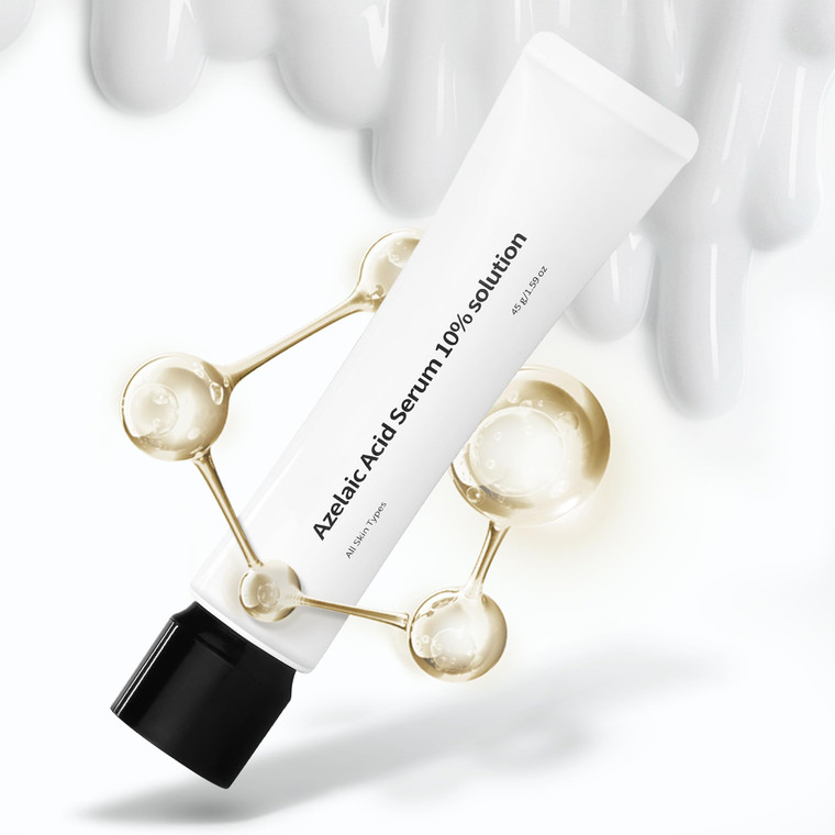 Azelaic Acid Serum Cream 10% Cystic Acne, Rosacea Treatment, Redness Relief, Hormonal Acne, Blemishes, Post-blemish Mark, Pore Refining, Sensitive Fr