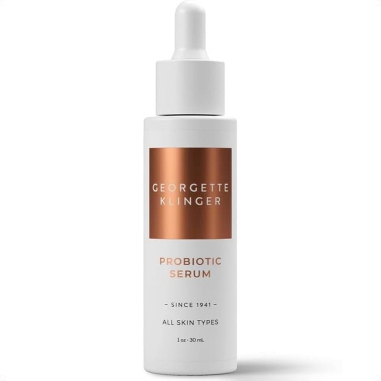 Georgette Klinger Probiotic Serum - Hydrating Face Serum With Hyaluronic Acid For Anti-Aging & Skin Barrier Repair, Balances Skin Microbiome, Enhanci