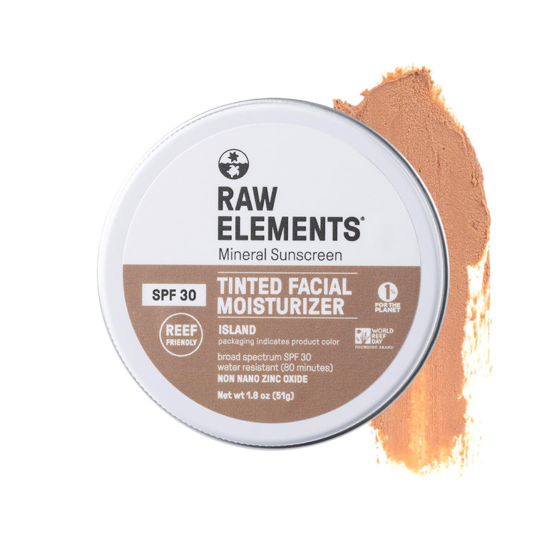 Raw Element Ultra-Moisturizing Tinted Face Cream, Non Toxic Mineral Face Sunscreen, Daily Tinted Moisturizer, Non-Nano Zinc Oxide, Reef Friendly, All