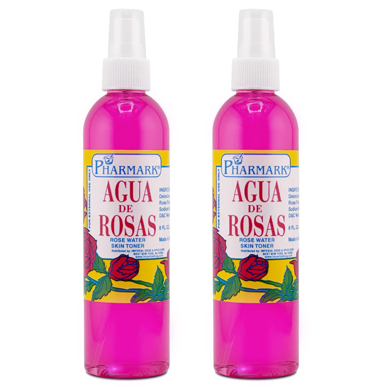 Agua De Rosas 4 Oz. Rose Water 2-PACK