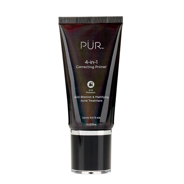 PUR MINERALS 4-in-1 Correcting Primer, Anti-Blemish & Mattifying Treatment - Primer for Face Before Makeup - Face Makeup for Women - Crease-Free & Ma