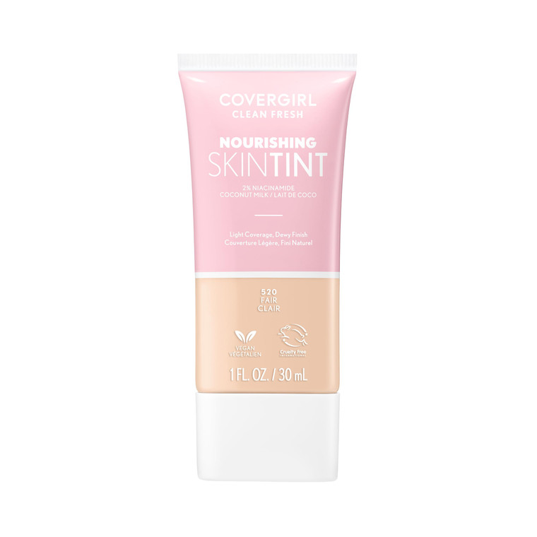 COVERGIRL Clean Fresh Skin Milk Foundation, Fair, 1 Fl Oz (Pack of 1) (packaging may vary)