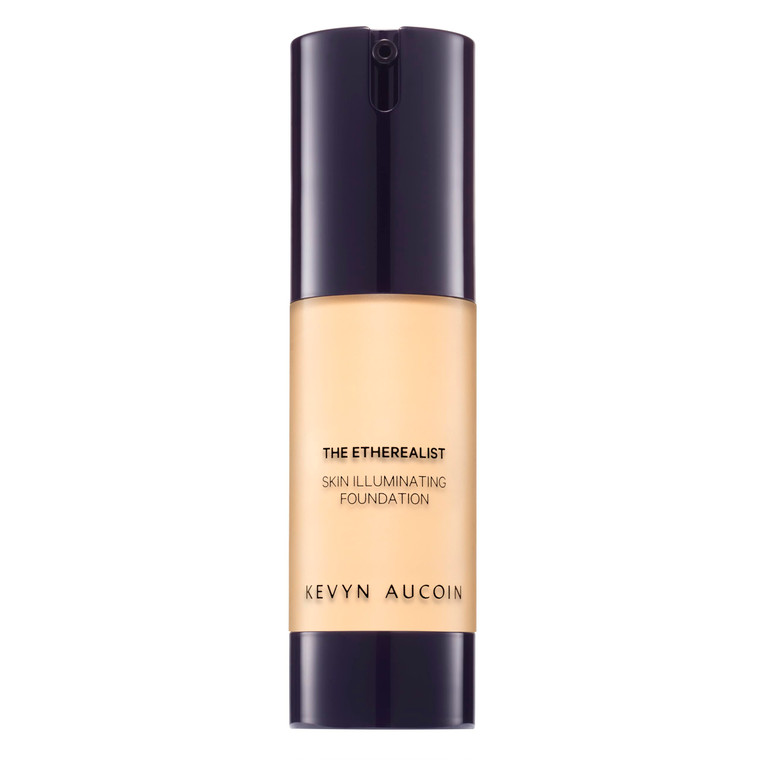 Kevyn Aucoin The Etherealist Skin Illuminating Foundation, EF 01 (Light) shade: Comfortable, shine-free, smooth, moisturize. Medium to full coverage.