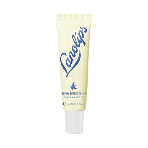 Lanolips Banana Balm Lip Gloss - Enriched with Banana Fruit, Lanolin, and Cocoa Butter - Lanolin Lip Balm for Long-Lasting Hydration - Dermatologist
