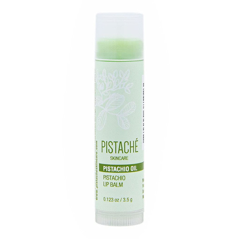 Pistaché Skincare Pistachio Oil Lip Balm | Hydrating & Plumping Moisturizer with Vitamin E | Antioxidant Protection for Dry Lips, 0.12 oz