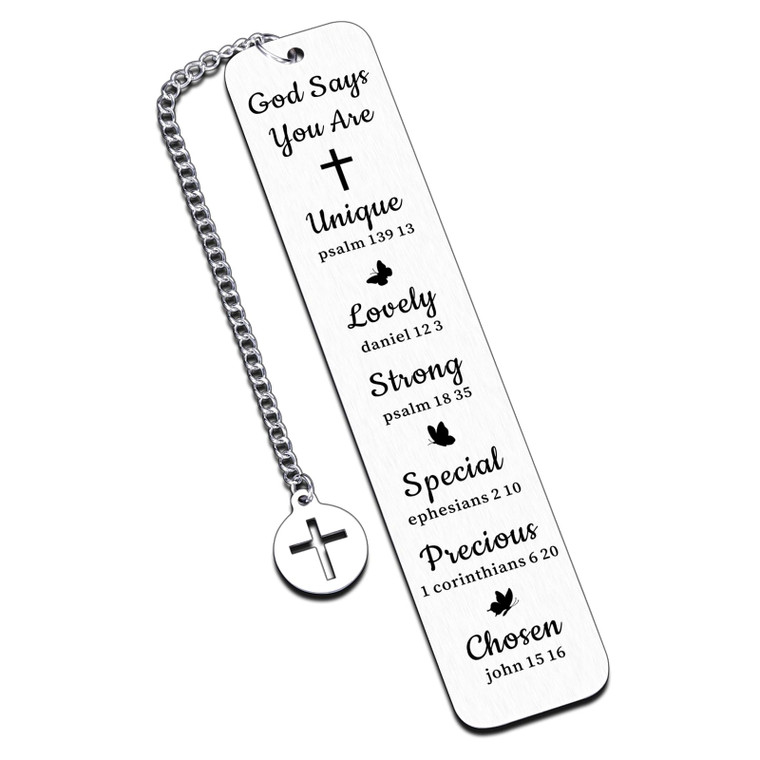 White Elephant Gifts Confirmation Gifts for Teen Girls Baptism Gifts for Women Christian Bookmark Supplies for Friends Religious Gift for Church You